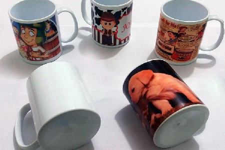 Canecas plásticas para sublimação